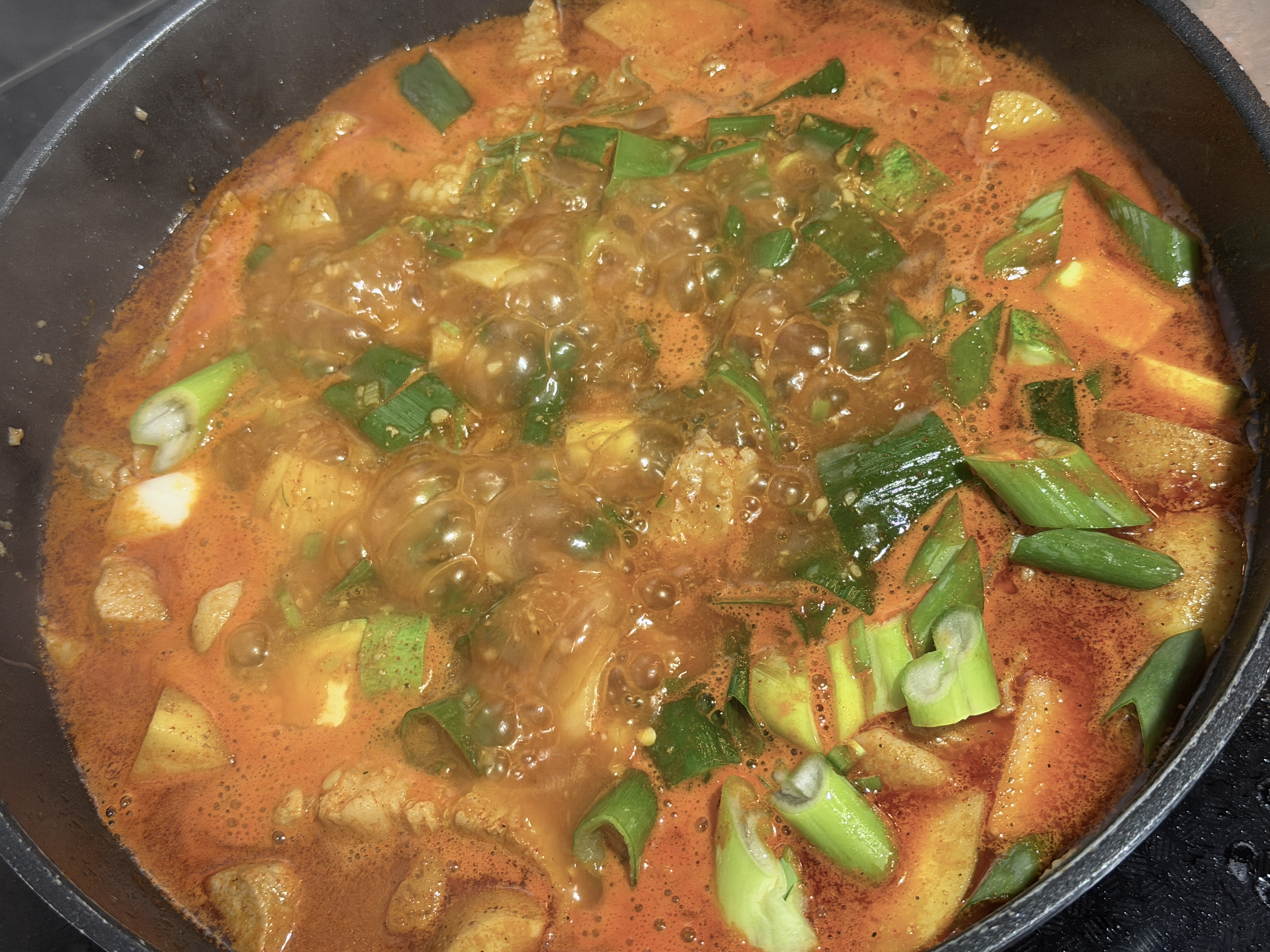 양푼 고추장찌개 사진